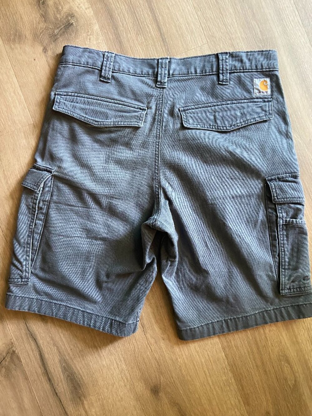 Carhartt Rigby Cargo Casual Work Shorts Relaxed Fit Gray Men's 33 - Picture 2 of 7